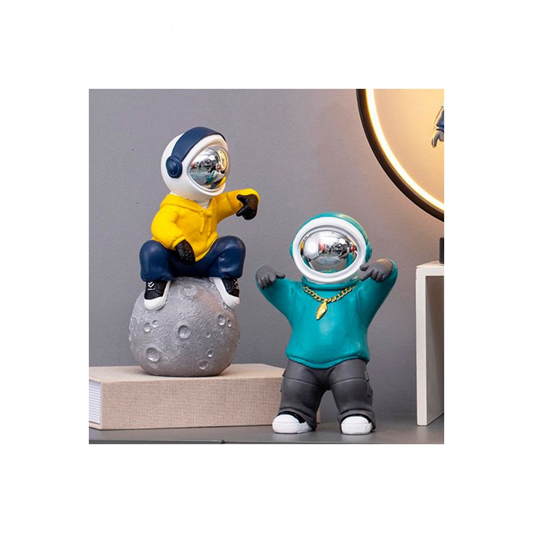 1321-1 Astronot 13.3*7.8*20.5Cm Mavi AYDINLATMA