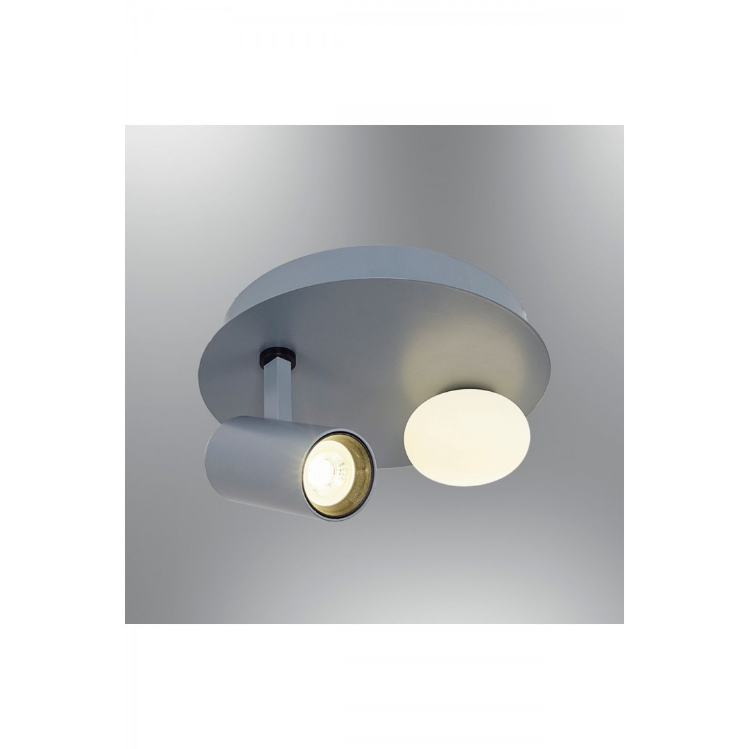 5044-1-16 Plofenyer 1 Cam+1 Spot Gri AYDINLATMA