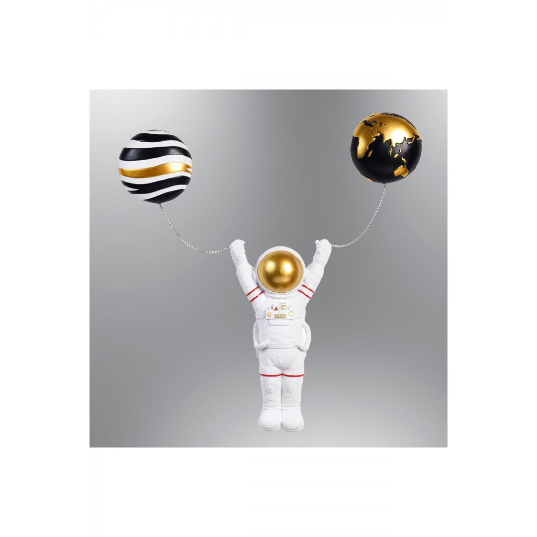1353-1-03 Astronot Duvar Figürü Sarı Renk AYDINLATMA